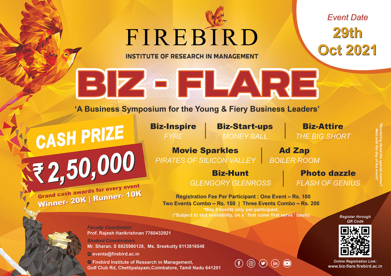 Biz Flare Poster Firebird Institute