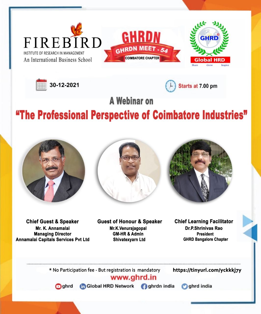 Firebird Institute the Professional Perspective of Coimbatore Industries
