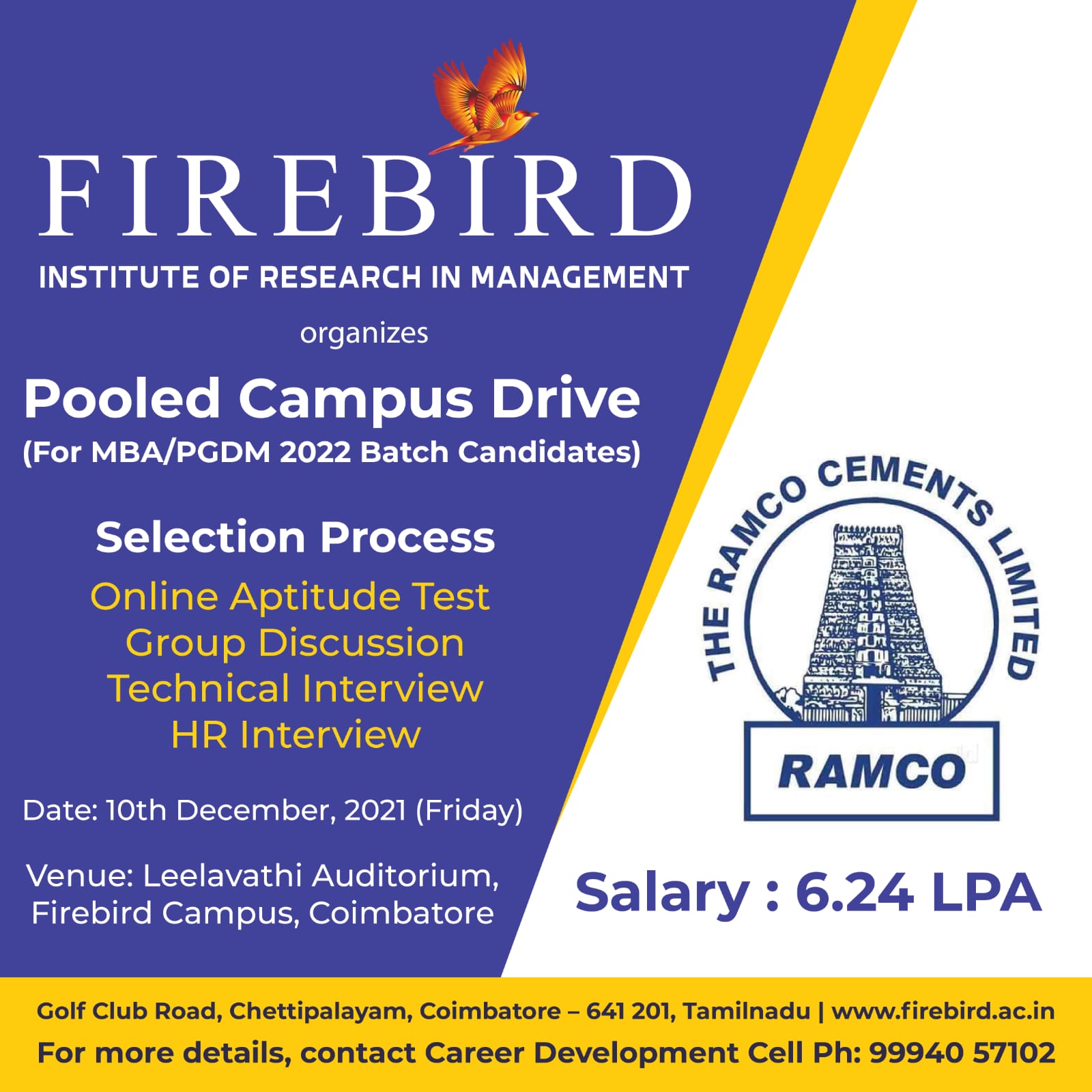 Firebird Pooled Campus Drive-Ramco