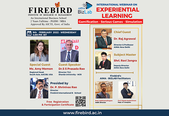 Firebird International Webinar on Experiential Learning